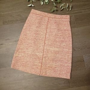 Ann Taylor 100% Silk Tweed Career Skirt Size 4